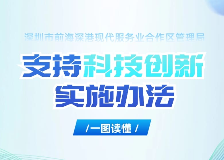 一图读懂深圳市前海深港现代服务业合作区管理局支持科技创新实施办法